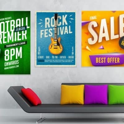Main Custom Printed Promotional Wall Posters Merchlist