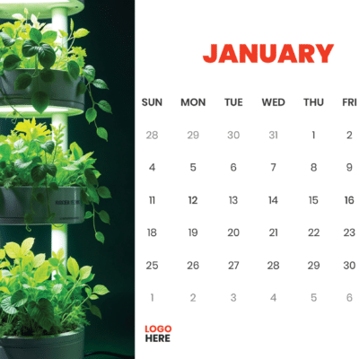 1.0 Main Custom Printed 2026 Desk Calendar Add Your Design or Logo to Custom 2026 Desk Calendar
