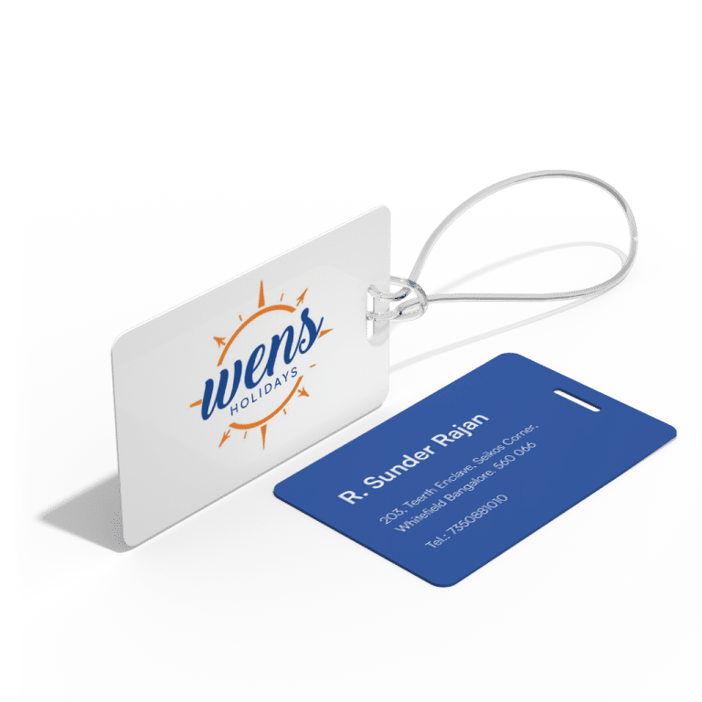 Custom Full-Colour Luggage Tag Printing - Merchlist