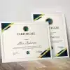Custom Printed Award Recognition Certificates with Logo