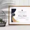 Custom Printed Framed Certificates Merchlist