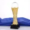 Custom Printed Crystal Glass Trophy Sports Events Recognition Merchlist