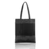 Custom Printed Mesh Promotional Shopping Tote Bag Merchlist_Black