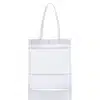 Custom Printed Mesh Promotional Shopping Tote Bag Merchlist_White