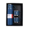 Custom Printed Roger Stainless Steel Flask with 2 Cups Merchlist_Blue 2