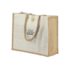 1.0 Main Custom Printed Canvas Jute Bag with Button Merchlist Add Your Design or Logo to Custom Jute Bag