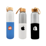 branded water bottle