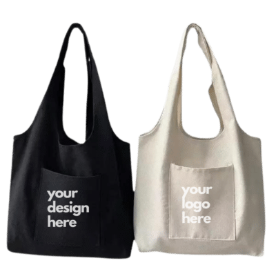 1. Main Custom Printed Cotton Shopper Bags with Logo Merchlist