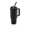 BERN Recycled Stainless Steel Tumbler with Straw_Black 2