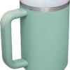 Custom Printed Personalized Stanley Quencher H2.0 Tumbler with Logo Merchlist_Light Green_Back