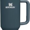 Custom Printed Personalized Stanley Quencher H2.0 Tumbler with Logo Merchlist_Navy BLue_Front