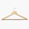 Custom Printed Personalized Wooden Coat Hangers Merchlist with Logo_Brown