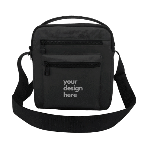 1.0 Main Custom Printed LUBIN Crossbody Travel Bag Merchlist Add Your Design or Logo to Custom Travel Bag