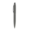 Custom Branded Rixos Rubberized Metal Stylus Pen with Company Logo Engraving Merchlist_Grey