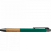 Custom Printed Blitz Ballpoint Pen with Bamboo Grip Add Your Logo to Pens Merchlist_Green copy