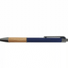 Custom Printed Blitz Ballpoint Pen with Bamboo Grip Add Your Logo to Pens Merchlist_Navy Blue copy