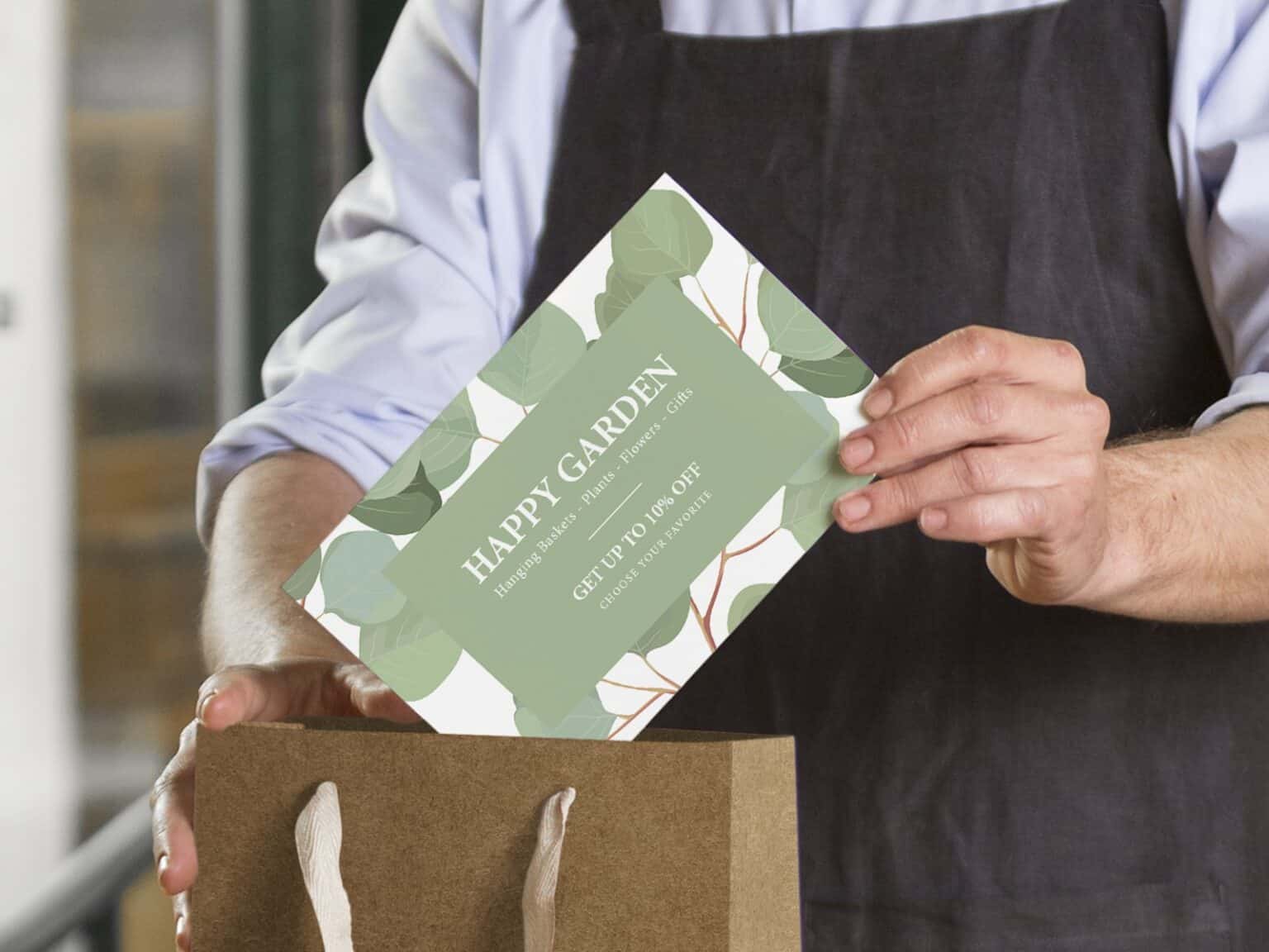 Custom printed promotional postcards create your own merchlist