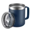 Custom Printed Double Wall Stainless Steel Branded Camper Mug Merchlist_Navy Blue