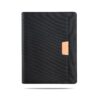 Custom Printed RPET Office A4 Notepad Portfolio Merchlist_Black