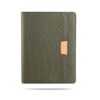 Custom Printed RPET Office A4 Notepad Portfolio Merchlist_Green