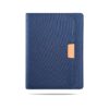 Custom Printed RPET Office A4 Notepad Portfolio Merchlist_Navy Blue