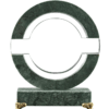 Custom Printed Round Crystal and Marble Trophy Recognition Award Merchlist 3_Grey