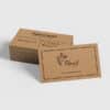 1. Main Custom Printed Eco-Friendly Sustainable Recycled Kraft Paper Business Card Merchlist with Company Details