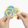 Custom Printed Die-Cut-Circle-Business Cards with Company Details Merchlist 2