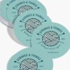 Custom Printed Die-Cut-Circle-Business Cards with Company Details Merchlist 3