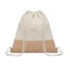 Custom Printed Drawstring Bag Jute and Cotton Merchlist