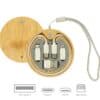 Custom Printed EcoPower Multi-Cable Charging Bamboo Set Add Your Company Logo Corporate Gifting Merchlist 4