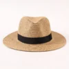 Custom Printed Fedora Panama Straw Hat Merchlist Add Your Logo or Initials to Straw Fedora Panama Hat Merchlist 2