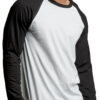 Custom Printed Raglan Sleeve T-shirt Add Your Design or Logo T-shirt Merchlist 2