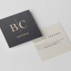 Custom Printed Premium Square Business Cards Visiting Cards Merchlist with Company Details Logo 10