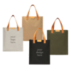 1. Main Custom Printed EcoChic Shopper Tote Bag Merchlist Add Your Design or Logo to Shopping Tote Bag