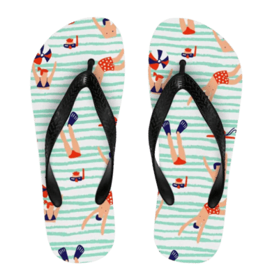 1. Main Custom Printed Flip Flop Slippers Merchlist Add Your Design or Logo to Flip Flops and Slippers