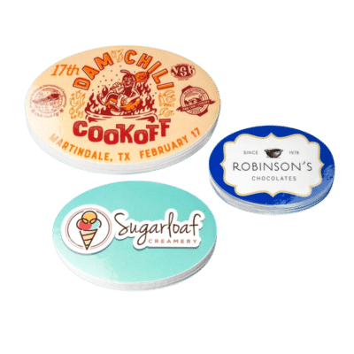 1. Main Custom Printed Oval Stickers Merchlist Add Your Design or Logo to Stickers Merchlist