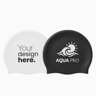 1. Main Custom Printed Swimming Cap Merchlist Print Your Design or Logo on Custom Swim Caps for Swimmers, Kids, Children, Classes, Coaching and more
