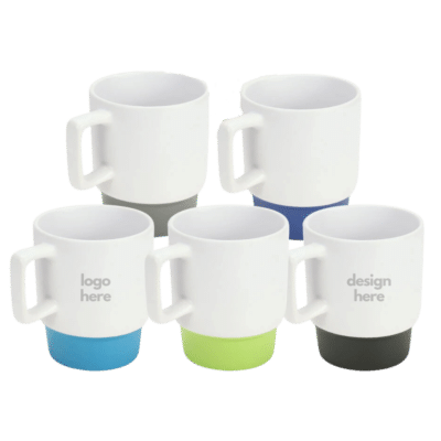 1. Main Custom Printed Terra Two-Tone Mug Merchlist Add Your Design or Logo to Custom Ceramic Mug Merchlist