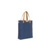 Custom Printed EcoChic Shopper Tote Bag Merchlist Add Your Design or Logo to Shopping Tote Bag_Navy Blue 2