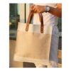 Custom Printed Juco Leather Tote Bag Merchlist Add Your Logo to Tote Bag 6