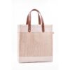 Custom Printed Juco Leather Tote Bag Merchlist Add Your Logo to Tote Bag_Beige