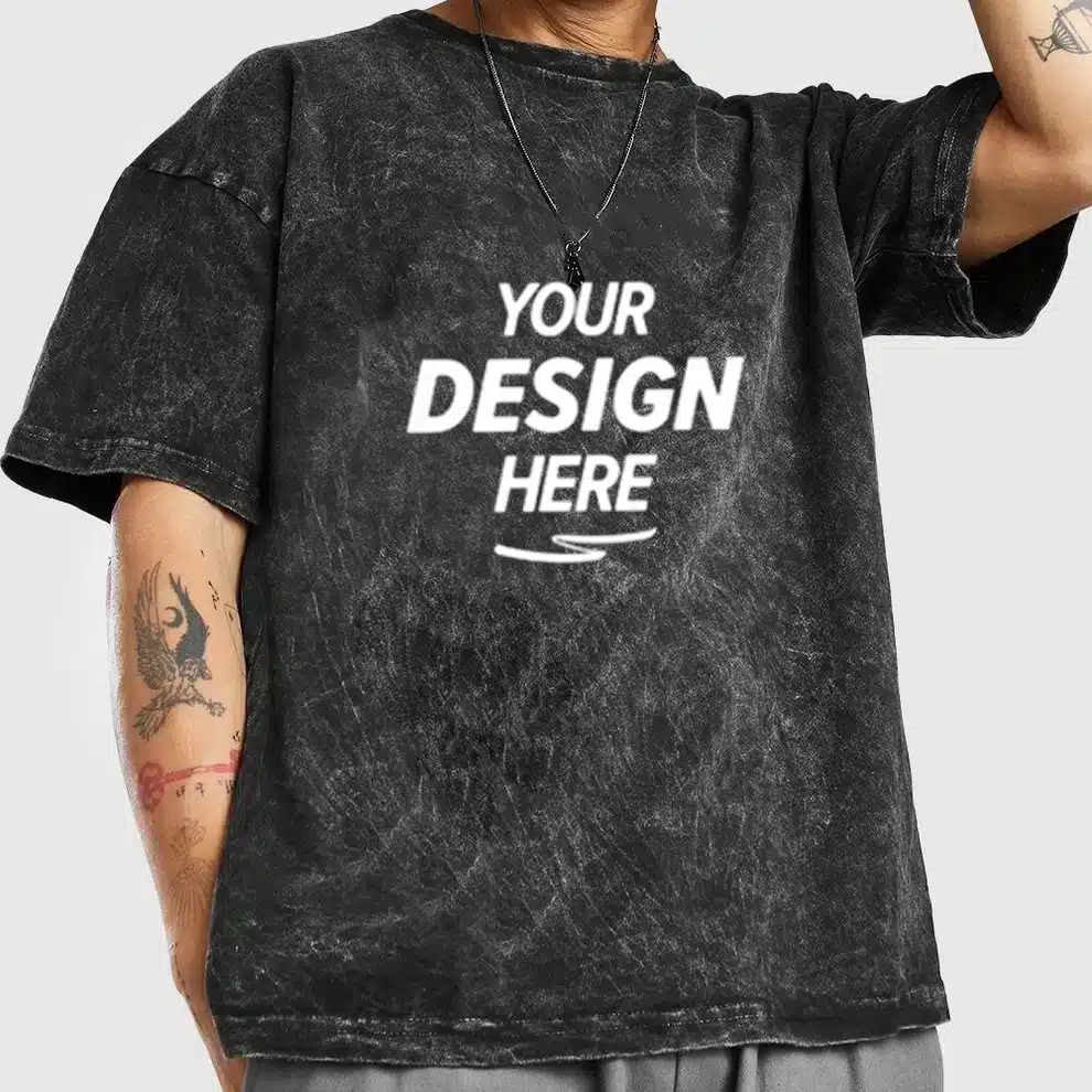 Oversize Vintage Acid Wash T-shirt - Image 2