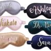 Custom Printed Silk Eye Sleep Mask Bridal Bachelorette Merchlist 13