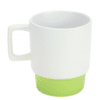 Custom Printed Terra Two-Tone Mug Merchlist Add Your Design or Logo to Custom Ceramic Mug Merchlist_Light Green