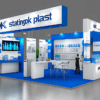 Custom Printed Trade Show Exhibition Conference Booth Exhibition Stand 18 to 30 square metres Merchlist Create Your Own Trade Conference Exhibition Stand_100 square metre 4