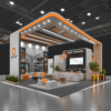 Custom Printed Trade Show Exhibition Conference Booth Exhibition Stand 18 to 30 square metres Merchlist Create Your Own Trade Conference Exhibition Stand_100 square metre 6