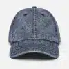 Custom Printed Vintage Washed Dad Hat Dad Cap Merchlist Add Your Design or Logo to Vintage Dad Hat_Blue_Front