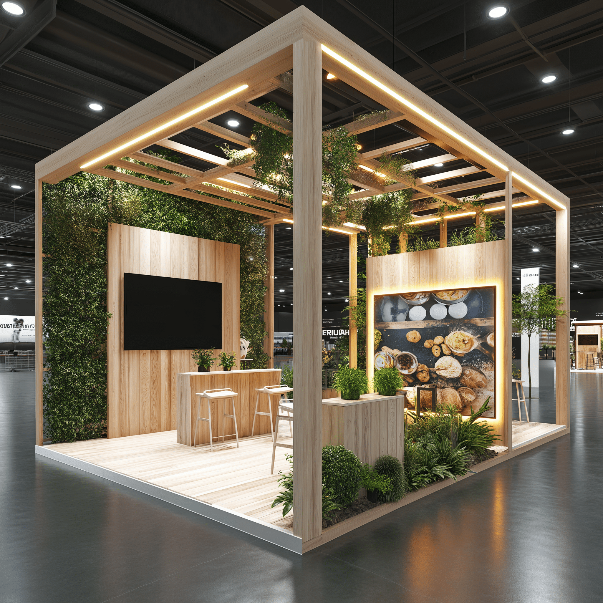 Custom Printed Trade Show Exhibition Conference Booth Exhibition Stand 18 to 30 square metres Merchlist Create Your Own Trade Conference Exhibition Stand 9