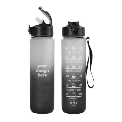 1. Main Custom Printed Motivation Sports Water Bottle Merchlist Add Your Design or Logo to Sports Tracker Water Bottle